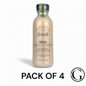 PACK OF 4, Fresh Milk Body Cleanser for Soothing Clean Skin 260mL 8.7fl oz Each